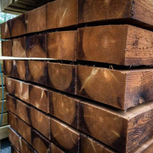 Brown Railway Sleepers 100x200x2.4m